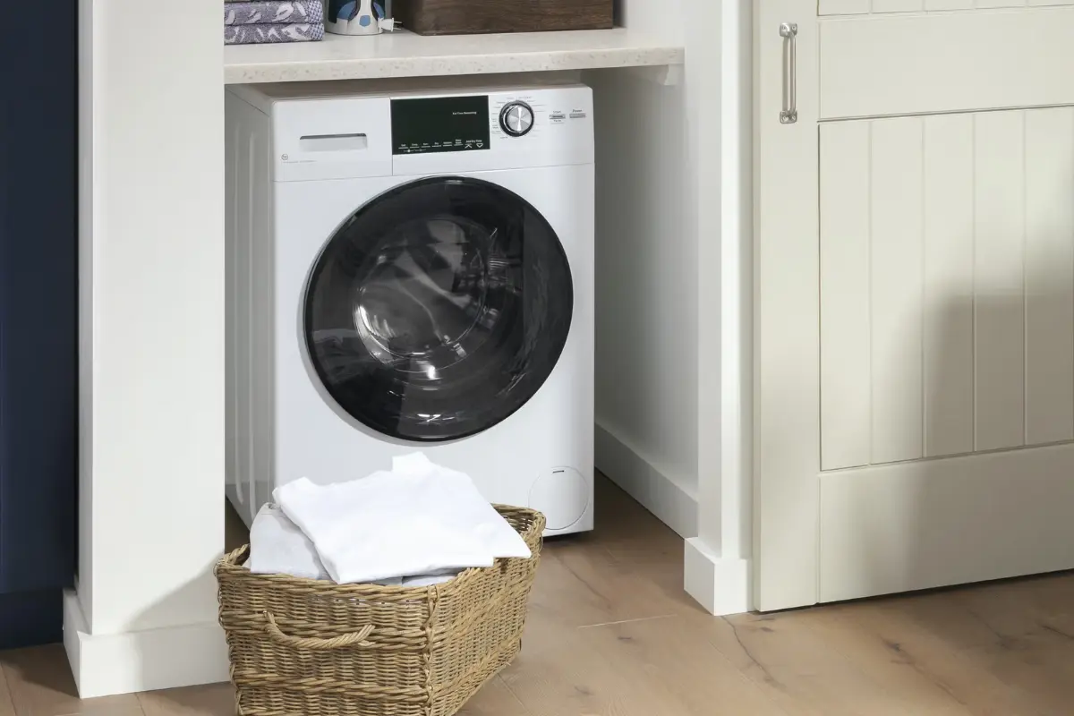 GE front load washer leaking water