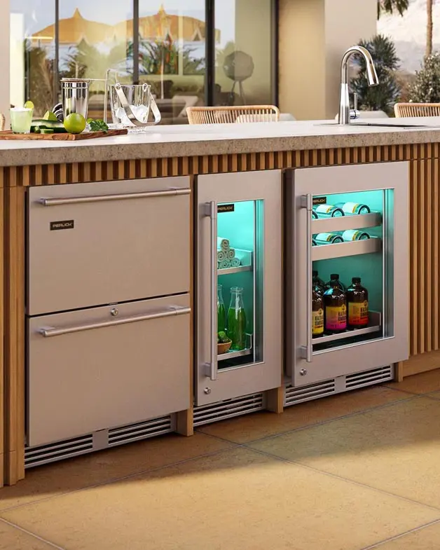 Perlick residential outdoor undercounter refrigerator