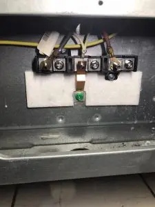 Range Diagnosed and Repaired, Replaced Cord and Terminal Block