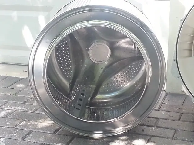 Inner drum after cleaning