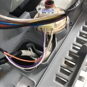 Error PE en lavadora LG